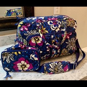 Vera Bradley Weekend Bag and toiletry bag